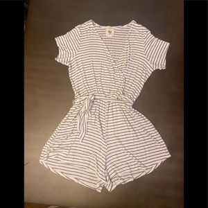 Billabong Striped Romper